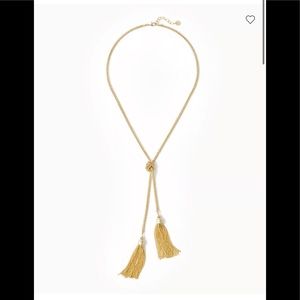 BNWOT Lilly Pulitzer belle tassel necklace